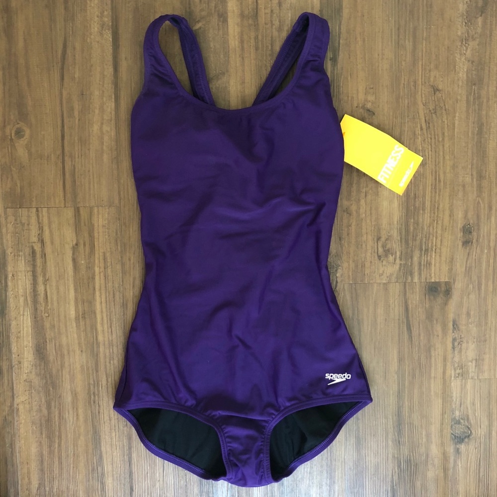 Purple Speedo One Piece